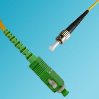 OFNP Plenum SC/APC ST/UPC Singlemode Simplex Patch Cable