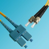 SC to ST 9/125 OS2 Singlemode Duplex Patch Cable