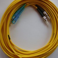 SC ST Bend Insensitive Patch Cable 9/125 G657A1 Singlemode Duplex