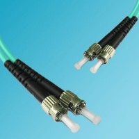 ST to ST 50/125 OM3 Multimode Duplex Patch Cable