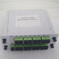 1x16 SC/APC to SC/APC LGX PLC Splitter