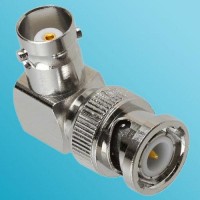 Right Angle BNC Female to BNC Male RF Adapter