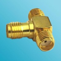 T Type SMA Female to Two SMA Female Adapter 3 Way