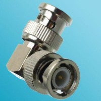 Right Angle BNC Male to BNC Male RF Adapter