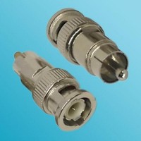 BNC Male to RCA Male RF Adapter