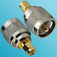 SMA Male to UHF PL259 Male RF Adapter