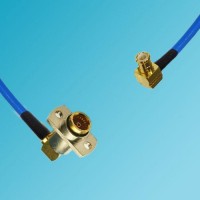 BMA 2 Hole Female R/A to MCX Male R/A Semi-Flexible Cable