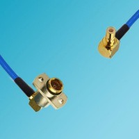 BMA 2 Hole Female R/A to SMB Male R/A Semi-Flexible Cable