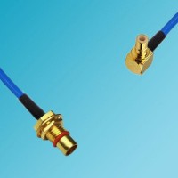 BMA Bulkhead Male to SMB Male Right Angle Semi-Flexible Cable