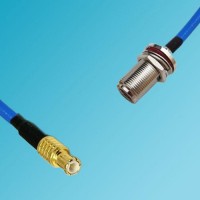 MCX Male to N Bulkhead Female Semi-Flexible Cable