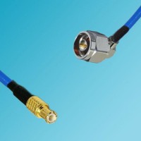 MCX Male to N Male Right Angle Semi-Flexible Cable