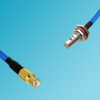 MCX Male to QMA Bulkhead Female Semi-Flexible Cable