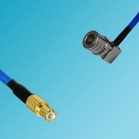MCX Male to QMA Male Right Angle Semi-Flexible Cable