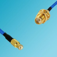 MCX Male to SMA Bulkhead Female Semi-Flexible Cable