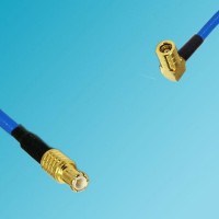 MCX Male to SMB Female Right Angle Semi-Flexible Cable