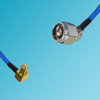 MCX Male Right Angle to N Male Right Angle Semi-Flexible Cable