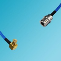 MCX Male Right Angle to QMA Male Semi-Flexible Cable