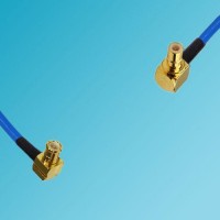 MCX Male Right Angle to SMB Male Right Angle Semi-Flexible Cable