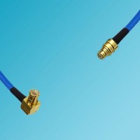 MCX Male Right Angle to SMP Female Semi-Flexible Cable