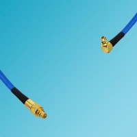 MMCX Male to MMCX Male Right Angle Semi-Flexible Cable