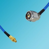 MMCX Male to N Male Right Angle Semi-Flexible Cable