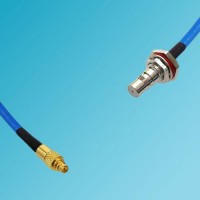 MMCX Male to QMA Bulkhead Female Semi-Flexible Cable