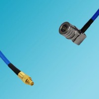 MMCX Male to QMA Male Right Angle Semi-Flexible Cable
