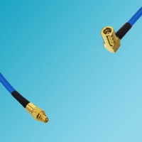 MMCX Male to SMB Female Right Angle Semi-Flexible Cable
