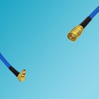 MMCX Male Right Angle to SMB Female Semi-Flexible Cable
