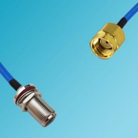 N Bulkhead Female to RP SMA Male Semi-Flexible Cable