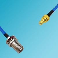N Bulkhead Female to SMB Male Semi-Flexible Cable