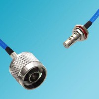 N Male to QMA Bulkhead Female Semi-Flexible Cable