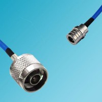 N Male to QMA Male Semi-Flexible Cable