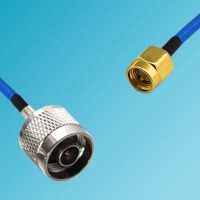 N Male to SMA Male Semi-Flexible Cable