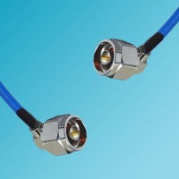 N Male Right Angle to N Male Right Angle Semi-Flexible Cable