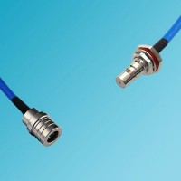 QMA Male to QMA Bulkhead Female Semi-Flexible Cable