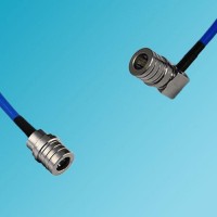 QMA Male to QMA Male Right Angle Semi-Flexible Cable