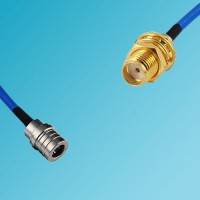 QMA Male to SMA Bulkhead Female Semi-Flexible Cable