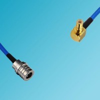 QMA Male to SMB Male Right Angle Semi-Flexible Cable