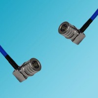 QMA Male Right Angle to QMA Male Right Angle Semi-Flexible Cable