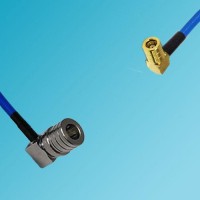 QMA Male Right Angle to SMB Female Right Angle Semi-Flexible Cable
