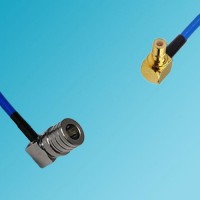QMA Male Right Angle to SMB Male Right Angle Semi-Flexible Cable