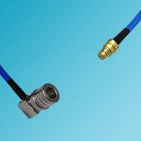 QMA Male Right Angle to SMP Female Semi-Flexible Cable