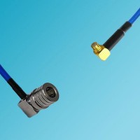 QMA Male Right Angle to SMP Female Right Angle Semi-Flexible Cable