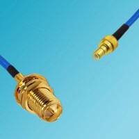 RP SMA Bulkhead Female to SMB Male Semi-Flexible Cable