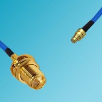 RP SMA Bulkhead Female to SMP Female Semi-Flexible Cable
