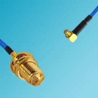 RP SMA Bulkhead Female to SMP Female Right Angle Semi-Flexible Cable