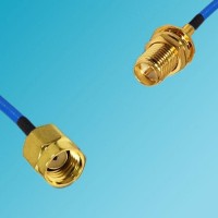 RP SMA Male to RP SMA Bulkhead Female Semi-Flexible Cable