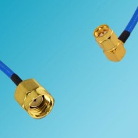RP SMA Male to SMA Male Right Angle Semi-Flexible Cable