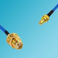 SMA Bulkhead Female to SMB Male Semi-Flexible Cable